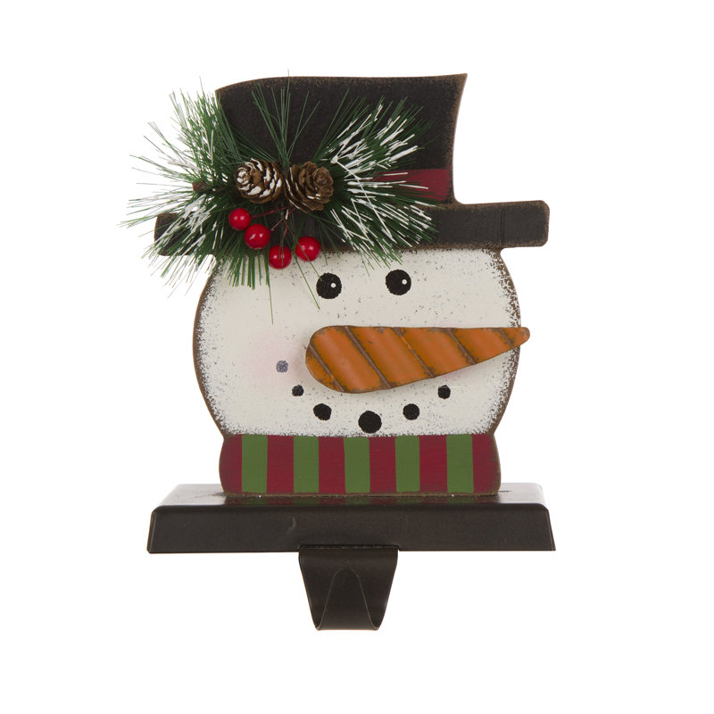 Snowman Head Stocking Holder
