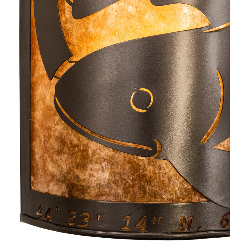 Applique murale encastrée personnalisée 10 po de largeur Q