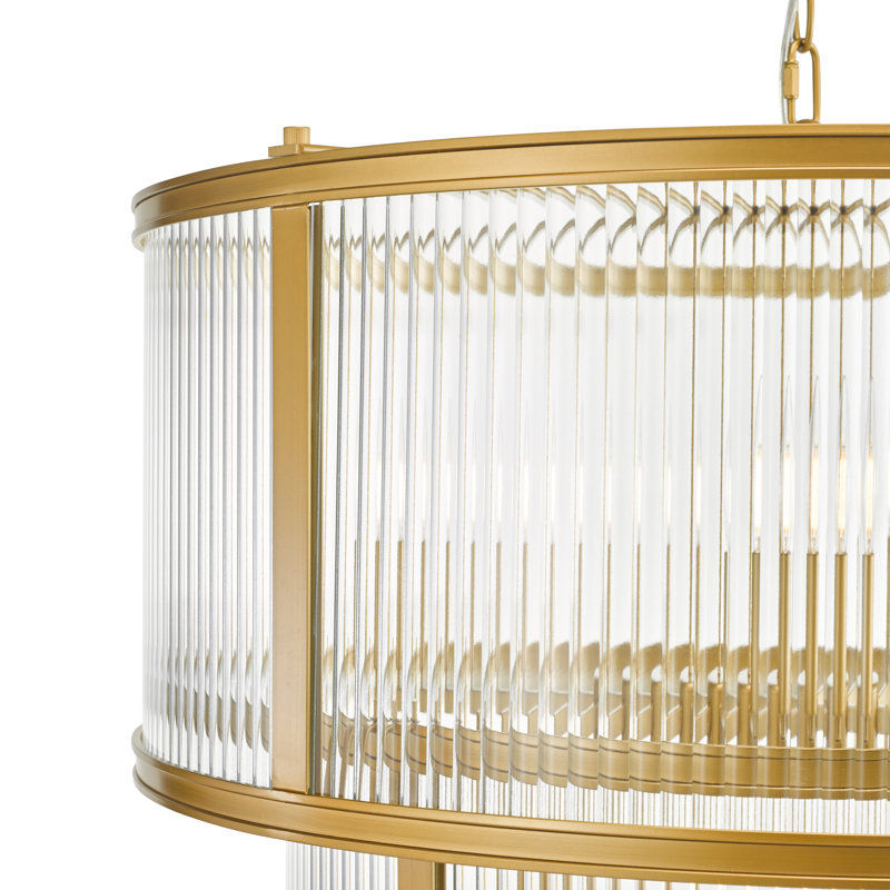 6 - Light Pendant, Satin Bronze