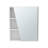 Wall-Mounted Mirror Medicine Cabinet With One Door And Four Open Compartments
