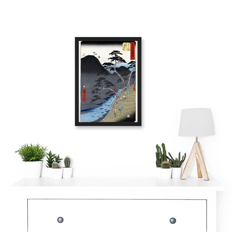 Japanese Hakone Artwork by Utagawa Hiroshige - Single Picture Frame Print