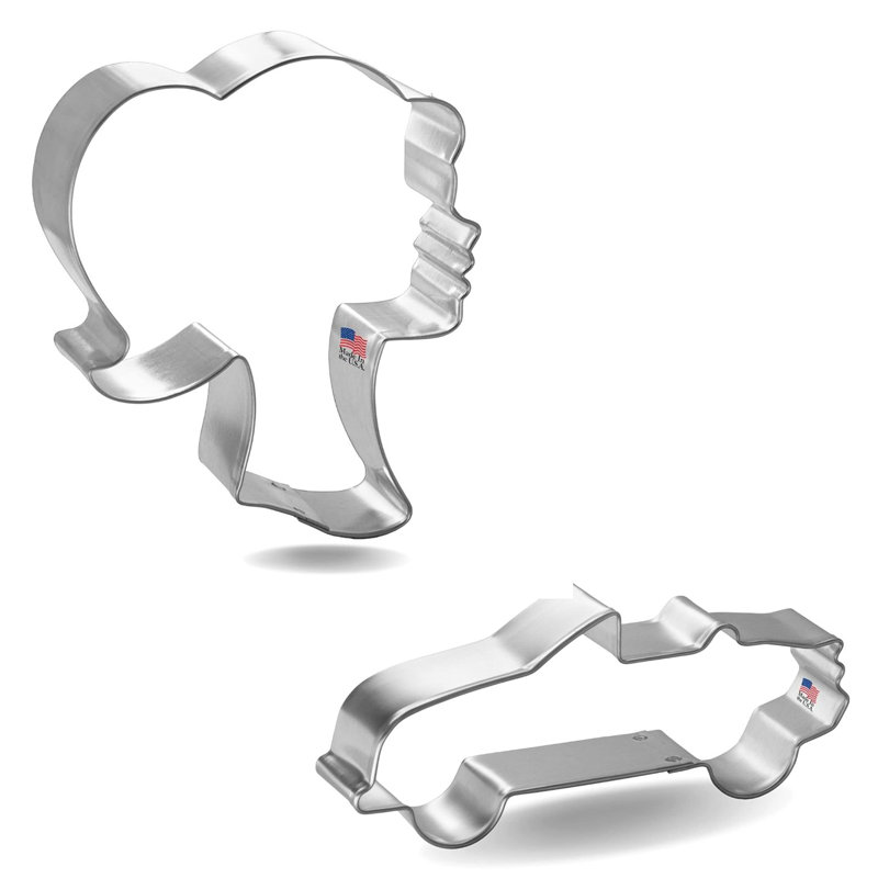 CookieCutter.com 2 -Piece Non-Stick Cookie Cutter
