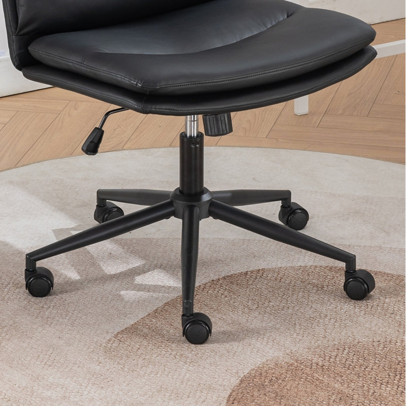 Adjustable Swivel Office Chair, Black