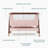 CoZee Luxe Bedside Bassinet in-1274932908