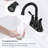 4-Inch 2 Matte Black Bathroom Faucet With Pop-Up Drain & Hoses - Corrosion , Rust-, For Vanity Sink ,-124831672