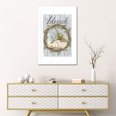 «Blessed», reproduction d'art mural, papier d'art encadré
