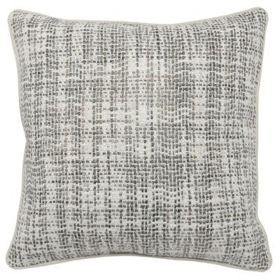 Capri Plaid Linen Reversible Throw Pillow
