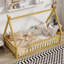 Twin Bed, Tent-Shaped Floor, with Guardrails,Slats-587513080