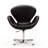 Raspberry Wool Blend Upholstered Swivel Balloon Chair-1773073059