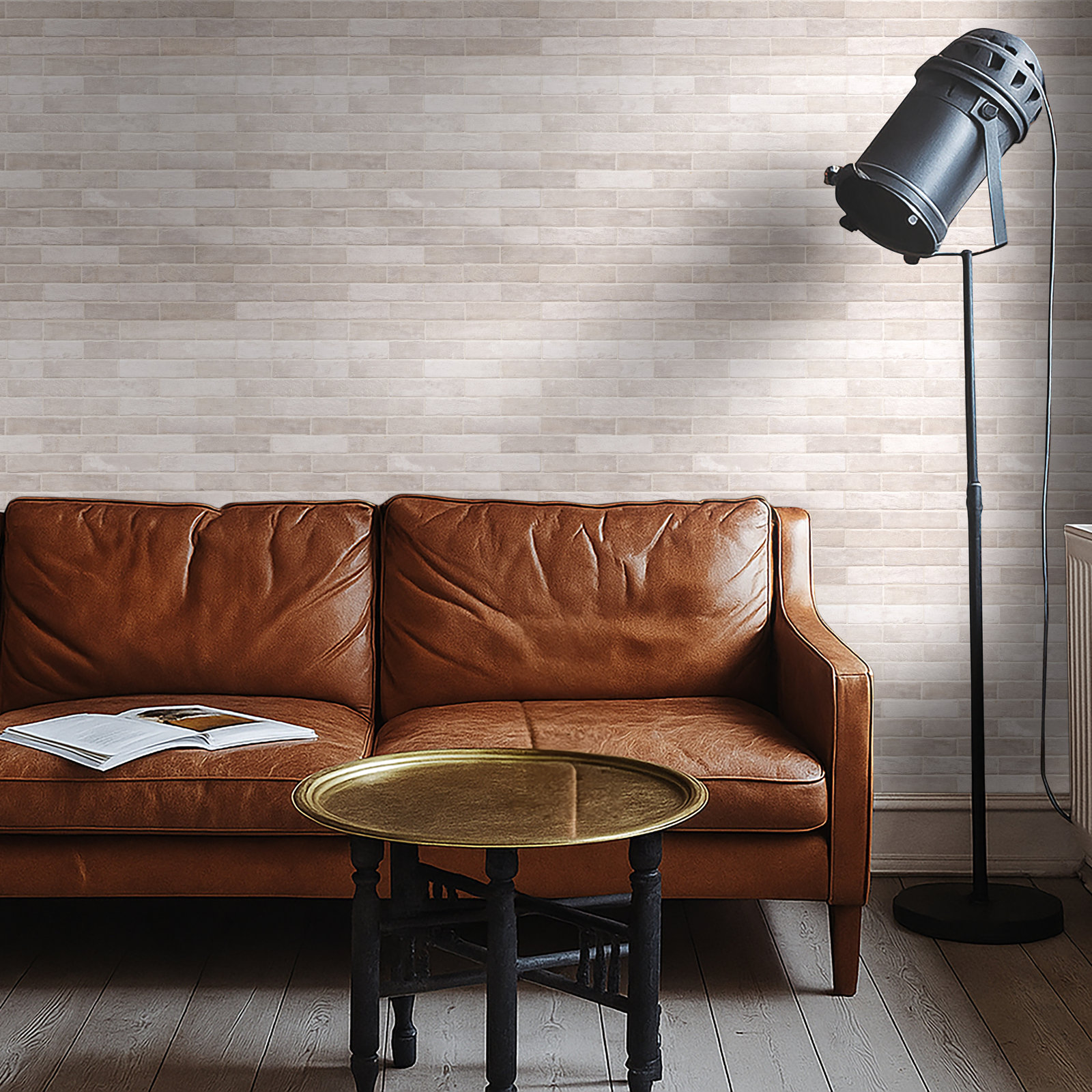 Montello 2" x 10" Porcelain Brick Look Tile, Ivora