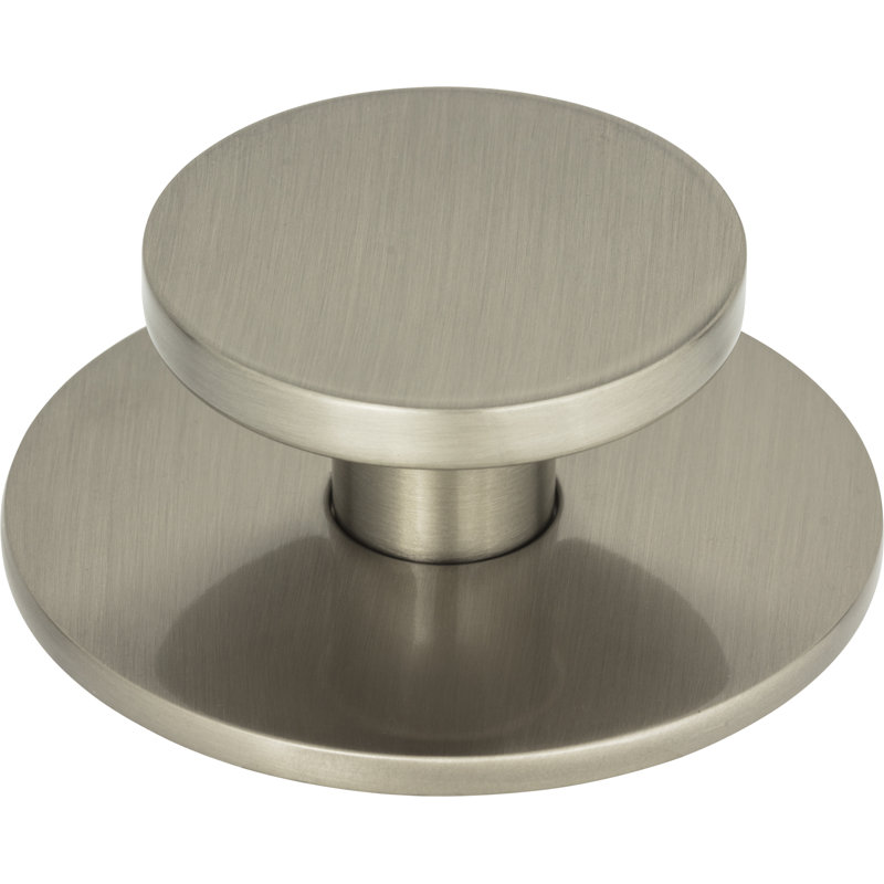 Dot 2" Diameter Round Knob, Brushed Nickel