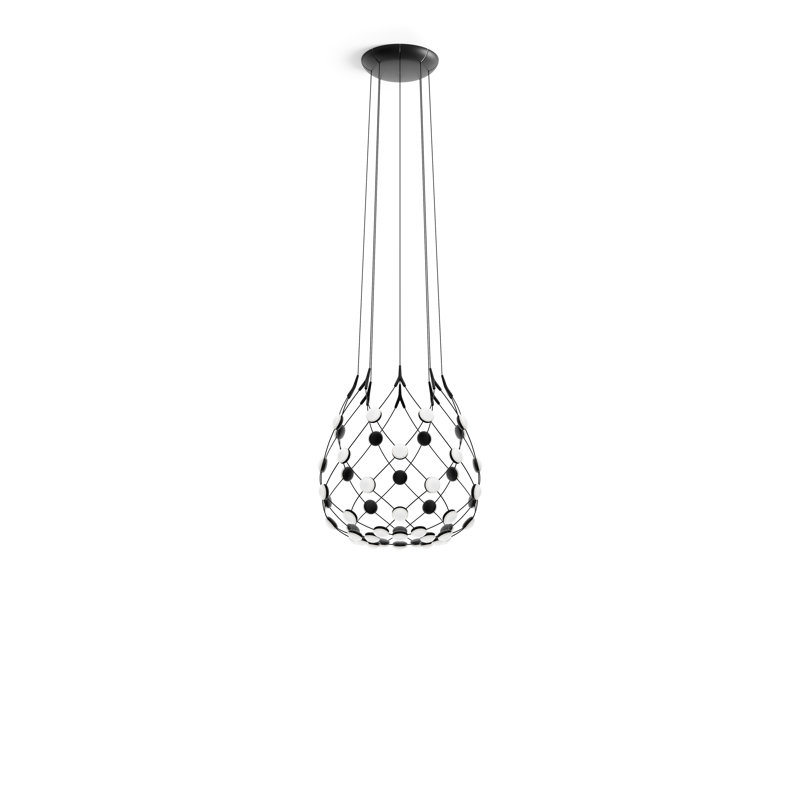 Mesh 1 - Light Unique Global LED Chandelier, 227.4" H x 39.4" W x 39.4" D