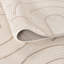 Carmel Modern Arc Cream/Beige Area Rug-128552591