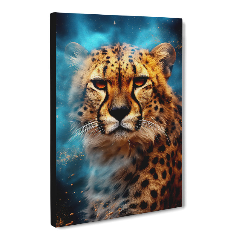 Cheetah - No Frame Print, 60cm H x 40cm W x 3cm D