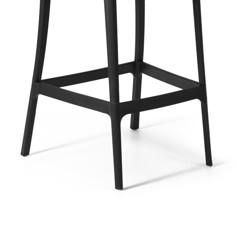 Tabouret de bar 29,5 po , Noir