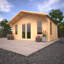 The Shere Tongue & Groove Log Cabin 12x18w