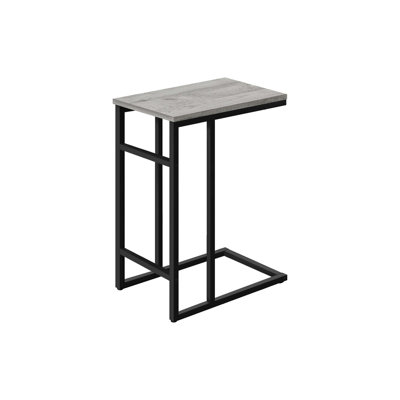 End Table, C-Shaped, Side, Snack, Living Room, Bedroom, Metal, Contemporary, Modern