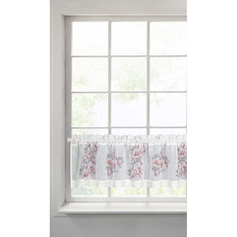 Pocklingt Floral Cafe Curtain, 30cm H x 150cm W