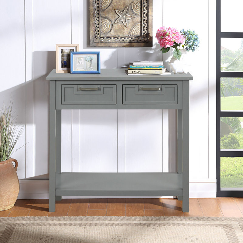 Abai 32'' Console Table, Grey