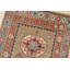 Tapis oriental brun en laine noué à la main 2 pi 8 po x 9 pi Kazak