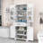 Tall Freestanding Bathroom Cabinet with Adjustable Shelf, Anti-Tipping Design and Ample Storage-774116231