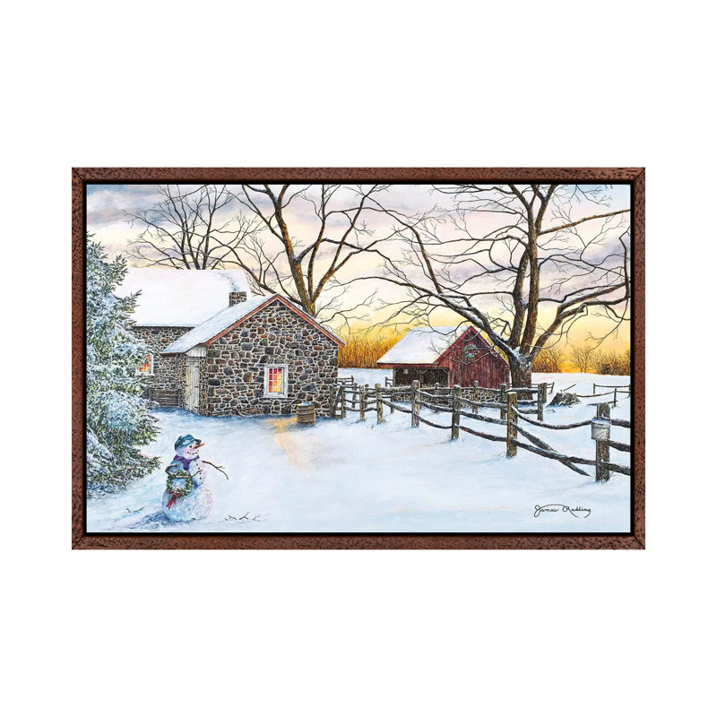 Mr.Twiggs 1 Piece Painting on Canvas, 101.6 cm H x 66.04 cm W, Classic Brown Wood Framed