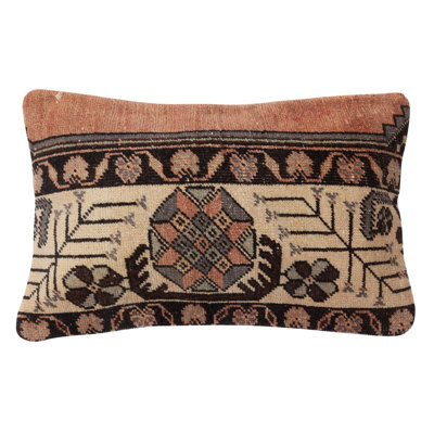 Geometric Wool Reversible Pillow Cover