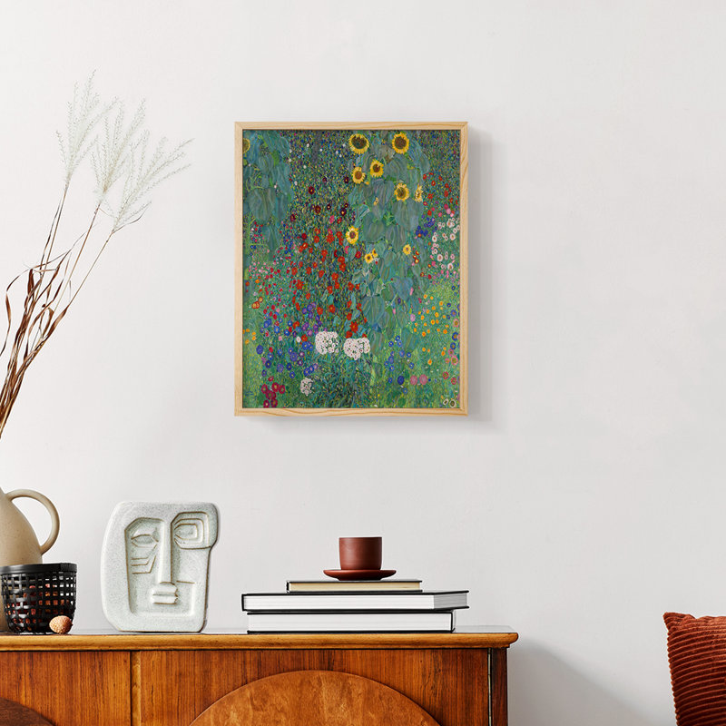 Gustav Klimt xvi - Impression encadrée, H 10 po x l 8 po, Naturel