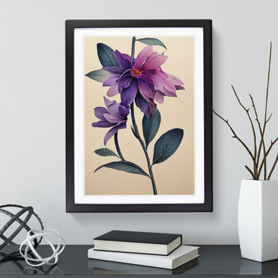 XV1022-4536X The Fine Flower - Single Picture Frame Print
