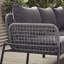 Alahni Outdoor 4-5 Seat Corner Sofa with Cushions and Coffee Table - Modern Rattan (Cover Included)-2008036093
