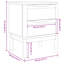 Armoire de chevet cire en bois massif 17,7 po x 15,4 po x 22,4 po Ebern Designs Ebern Designs-302041774
