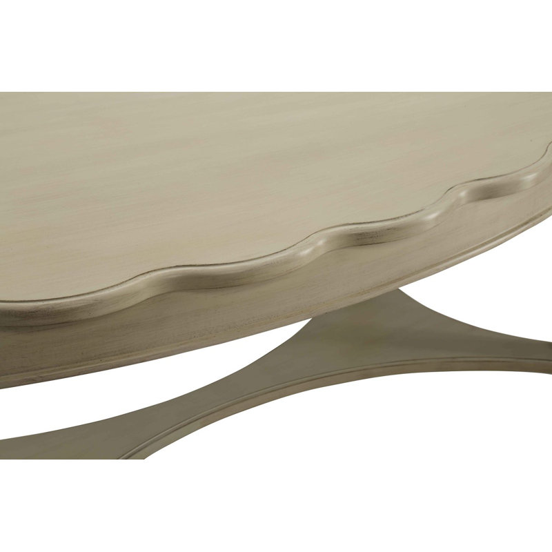 Table basse ACME Fordon, blanc antique, Double blanc antique