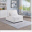 Canapé-lit contemporain en tissu Sherpa