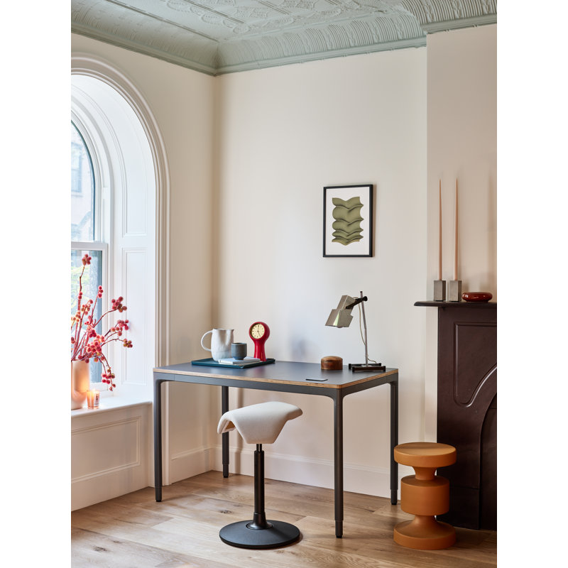 Four Leg Standing Desk, Carbon, 44.6" H x 48" W x 27" D, Carbon