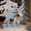 Figurine arbre de noël en bois de décoration de bureau