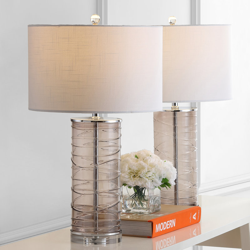 Coughlin Table Lamp, Smoky Grey