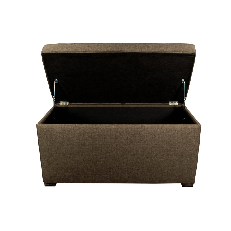 Ayleen Upholstered Storage Bench, Sand Brown