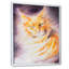 «Beautiful Cat», peinture murale traditionnelle sur toile-1327501598-1327501587