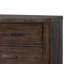 Commode à six tiroirs brun antique