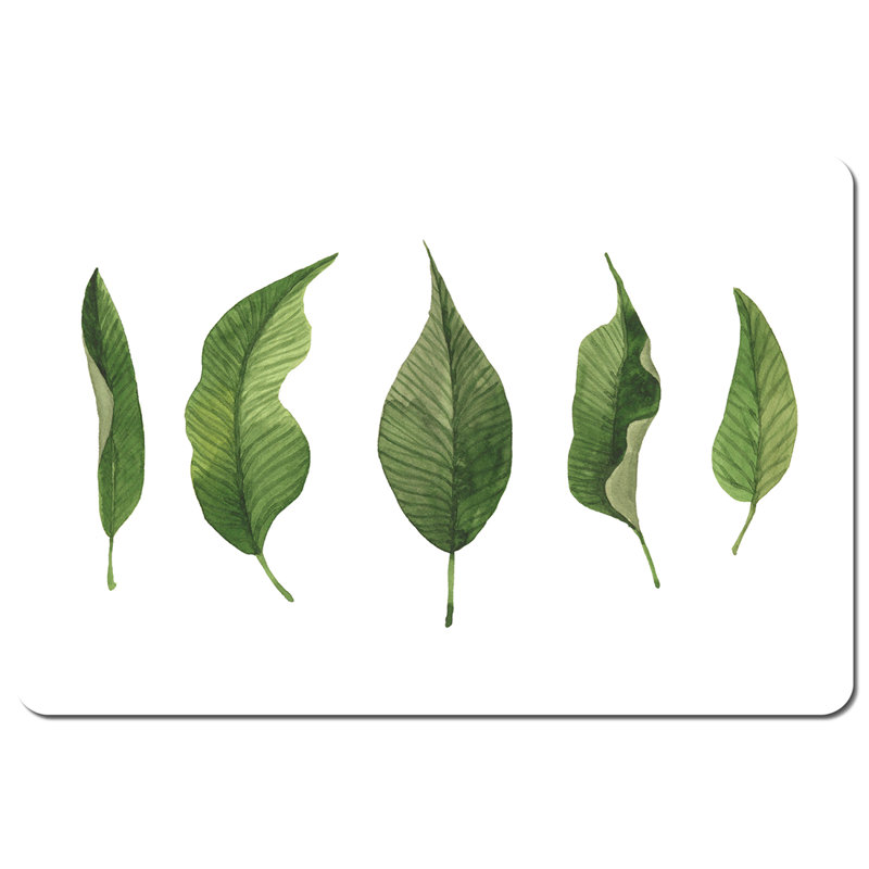 Doubler Wood Floral Rectangle Placemat