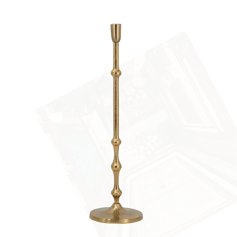 Porte-bougie effilé D5x19, H 19 po x l 5 po x P 5 po