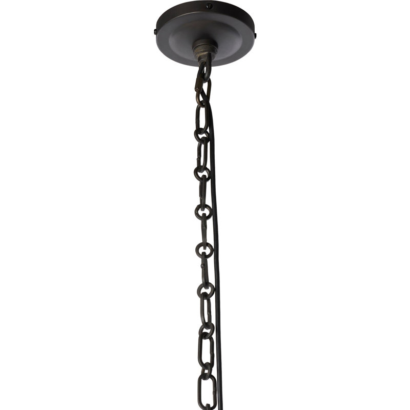 Brecken Linear Chandelier, Dark Bronze Iron