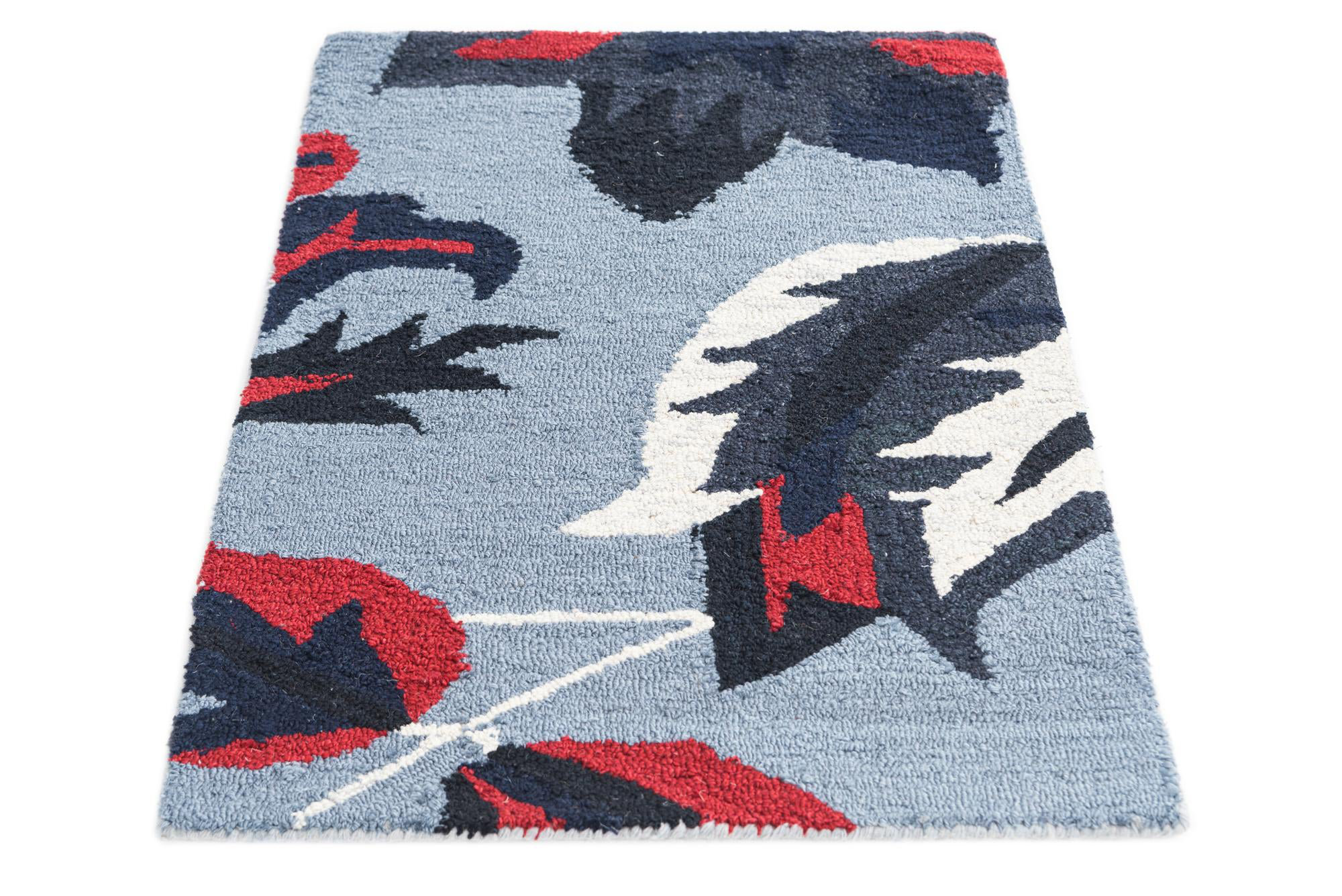 Isabelline Iverson Light Blue Rug | Wayfair