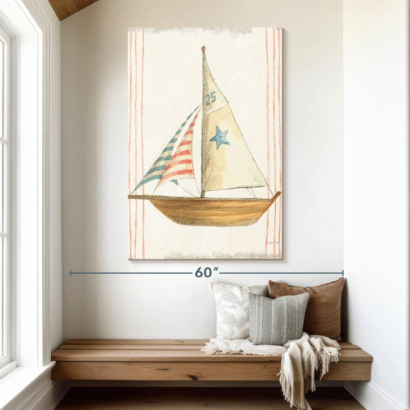 Aletra Floursack Nautical VI No Words, 51" H x 34" W