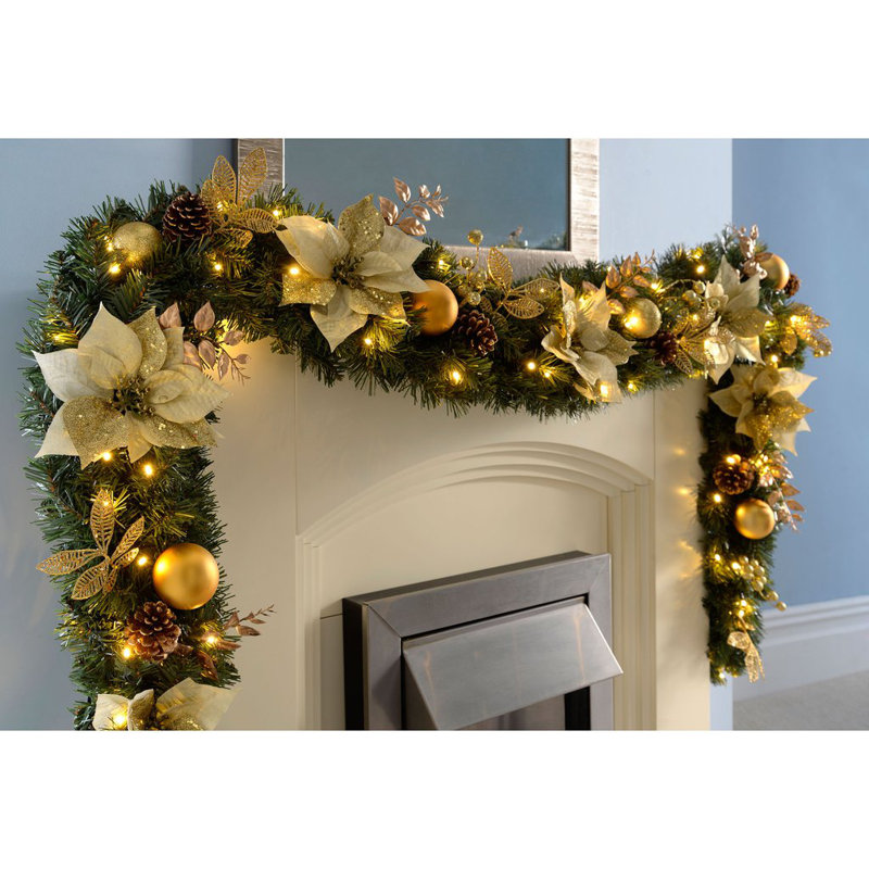 274cm Lighted Garland with Lights