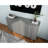Stylish Modern Kitchen Storage Cabinet For Appliance And Cookware Storage, Antique Grey Engineered Wood, 31.48 In Depth, 16.06 Width, 40.16 Height Versatile Cabinet, Deep, Wide, Tall Essentials