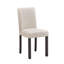 Ensemble de salle à manger carré moderne Nook 5 pièces avec 4 chaises rembourrées pour petits espaces-135396628