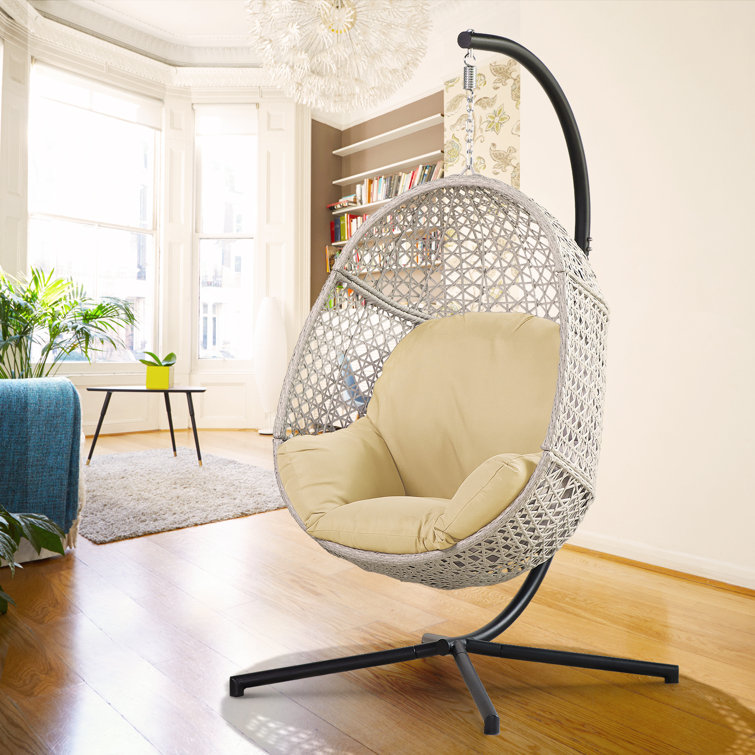 wayfair hanging egg chair