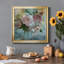 Peony Bouquet I - Peinture sur toile encadrée-1136471291-1136471289