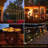 25ft 25-Bulb Outdoor Globe String Light with 5W G40 Bulbs Connectable